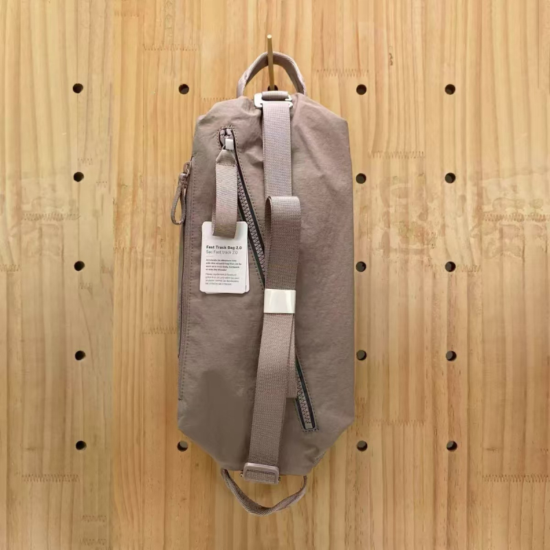 Najlon torba preko ramena za slobodno vrijeme za putovanja s laminiranim džepom na zip i poliester podlogu