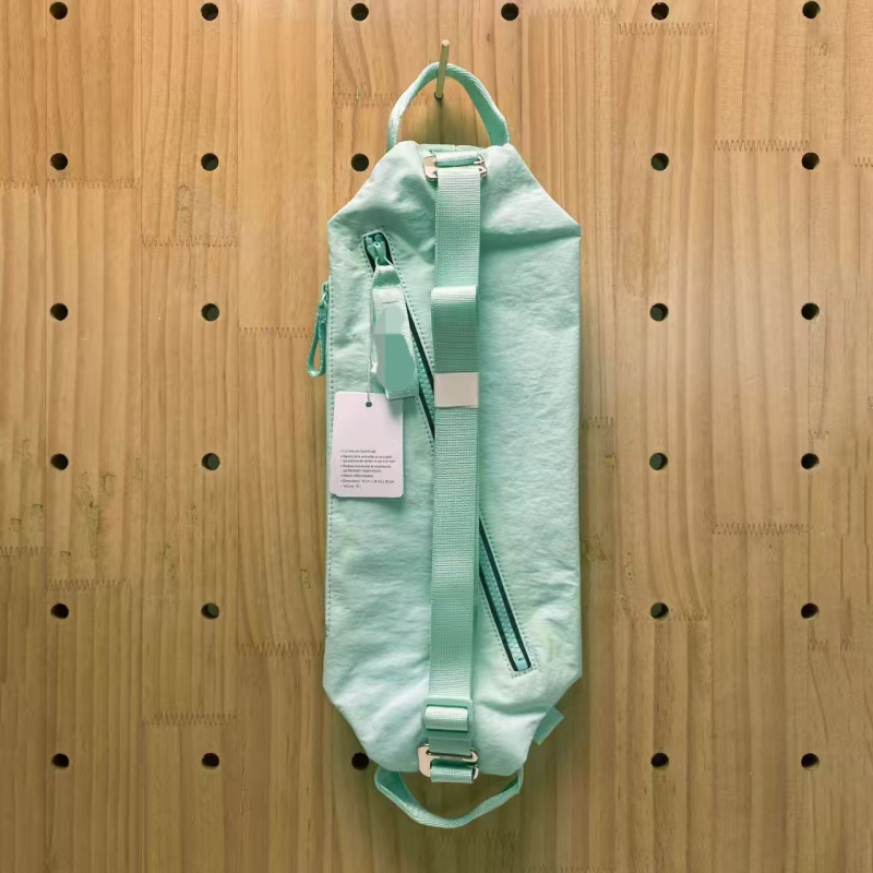 Najlon torba preko ramena za slobodno vrijeme za putovanja s laminiranim džepom na zip i poliester podlogu