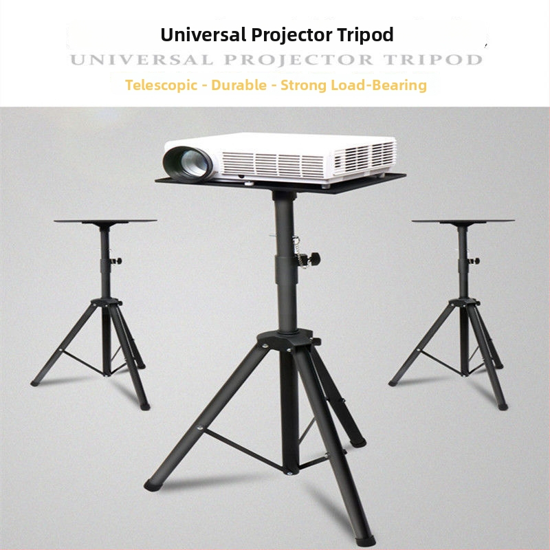  Univerzális padlón álló projektor állvány pan/tilt, hordozható, összecsukható