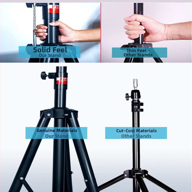 Universaalne põrandal asuv projektori alus pan/tilt, kaasaskantav ja kokkupandav