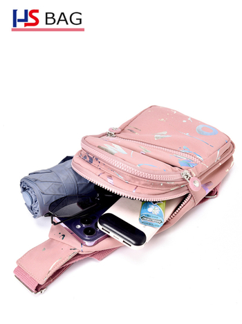 Dámska crossbody taška z Oxford látky, mestská jednoduchosť štýl, zipsové uzatvorenie, podšívka polyester, vnútorné priehradky: zipsová kapsa, kapsa na telefón, ID kapsa.