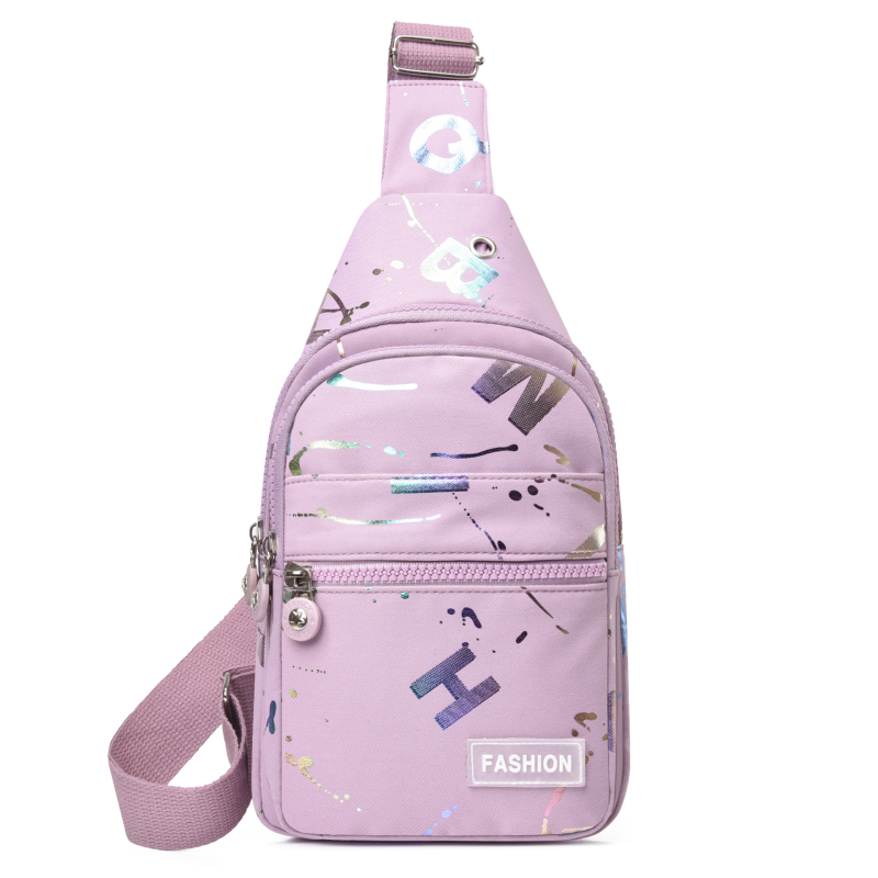 Dámska crossbody taška z Oxford látky, mestská jednoduchosť štýl, zipsové uzatvorenie, podšívka polyester, vnútorné priehradky: zipsová kapsa, kapsa na telefón, ID kapsa.