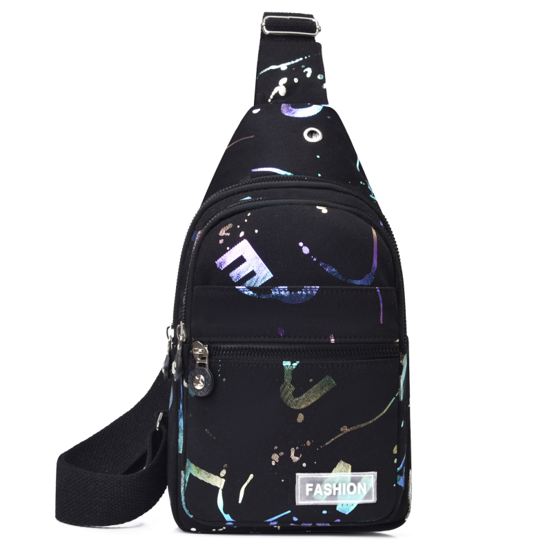 Dámska crossbody taška z Oxford látky, mestská jednoduchosť štýl, zipsové uzatvorenie, podšívka polyester, vnútorné priehradky: zipsová kapsa, kapsa na telefón, ID kapsa.