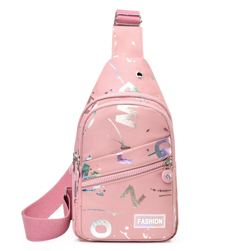 Dámska crossbody taška z Oxford látky, mestská jednoduchosť štýl, zipsové uzatvorenie, podšívka polyester, vnútorné priehradky: zipsová kapsa, kapsa na telefón, ID kapsa.