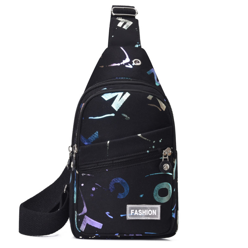 Dámska crossbody taška z Oxford látky, mestská jednoduchosť štýl, zipsové uzatvorenie, podšívka polyester, vnútorné priehradky: zipsová kapsa, kapsa na telefón, ID kapsa.