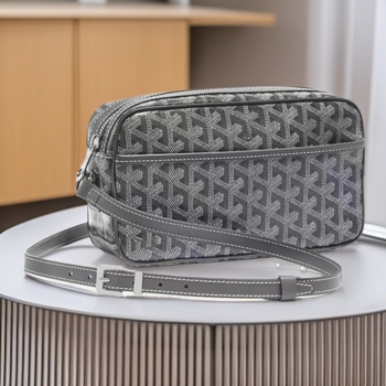 Gaoya Kamera Táska – PVC külső, poliészter bélés, cipzáras nyitás, kamera betét- és dokumentumtartó zseb, uniszex, keresztpántos hordozás