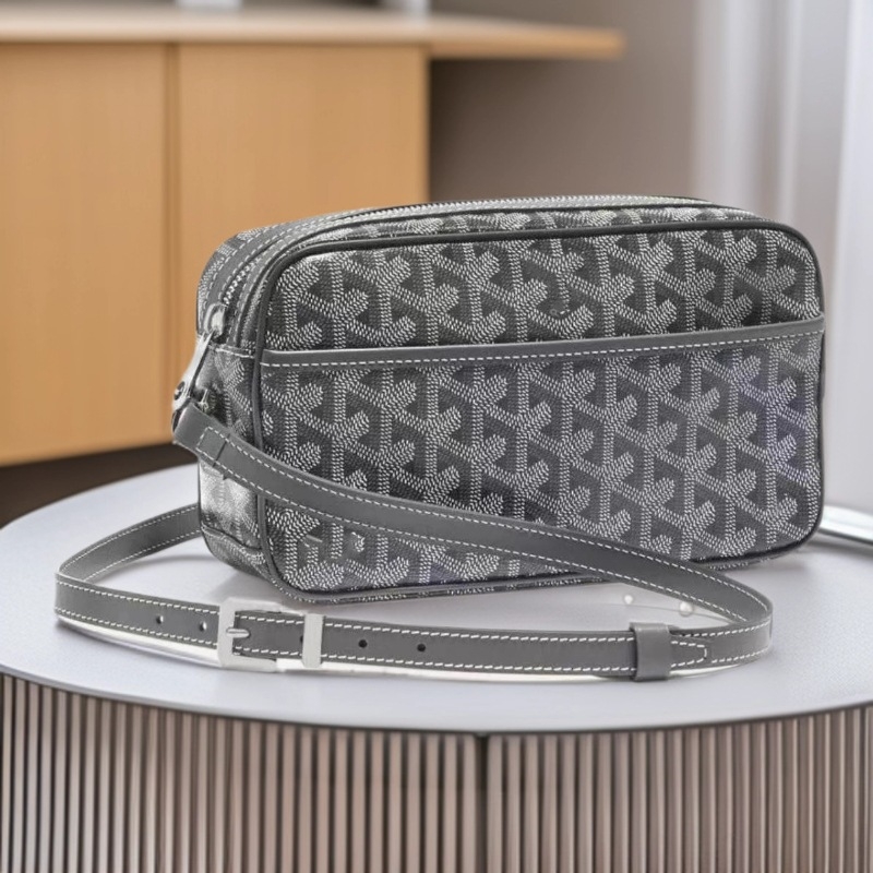 Gaoya Kamera Táska – PVC külső, poliészter bélés, cipzáras nyitás, kamera betét- és dokumentumtartó zseb, uniszex, keresztpántos hordozás