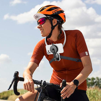 JUKUN BFG-01 Nyakba akasztható telefon/akciókamera tartó – mágneses anti-remegés vloghoz első személyes nézetben; Anyag: PC + ötvözet; Logó nyomtatás: Támogatott; Szerviz: 3 garancia