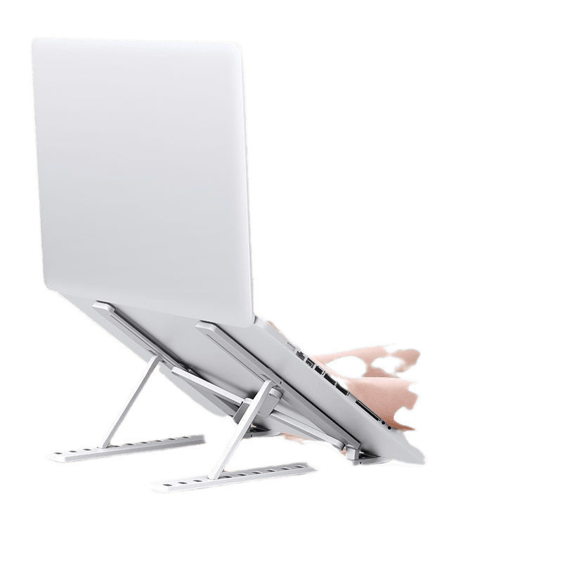 Стойка за лаптоп, пластмасова, въртящ се дизайн