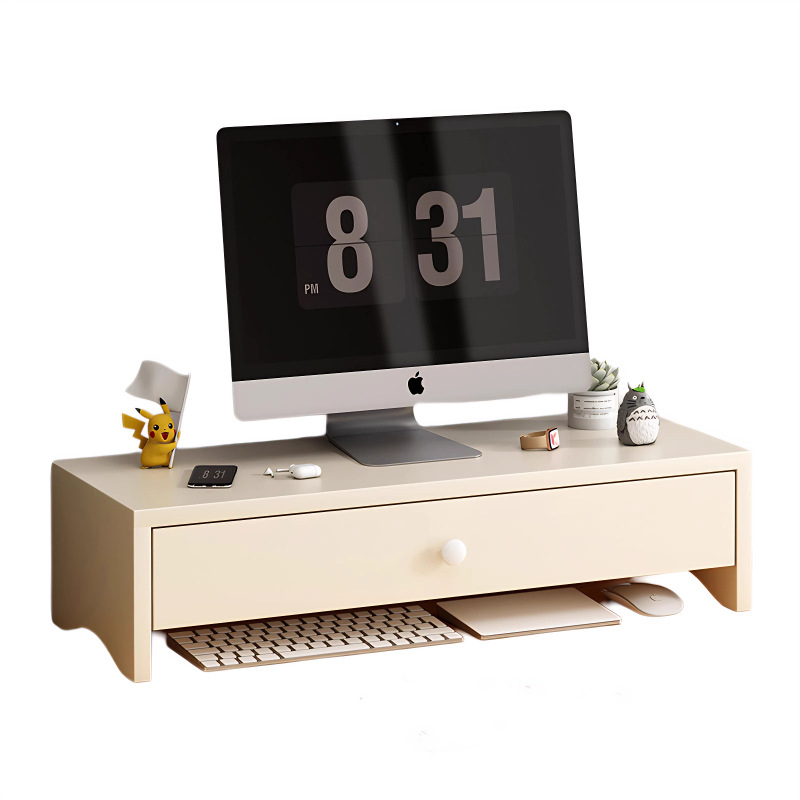 Stalak za monitor na stolu Jinhe cute s ladicom, pomični, 3 razine