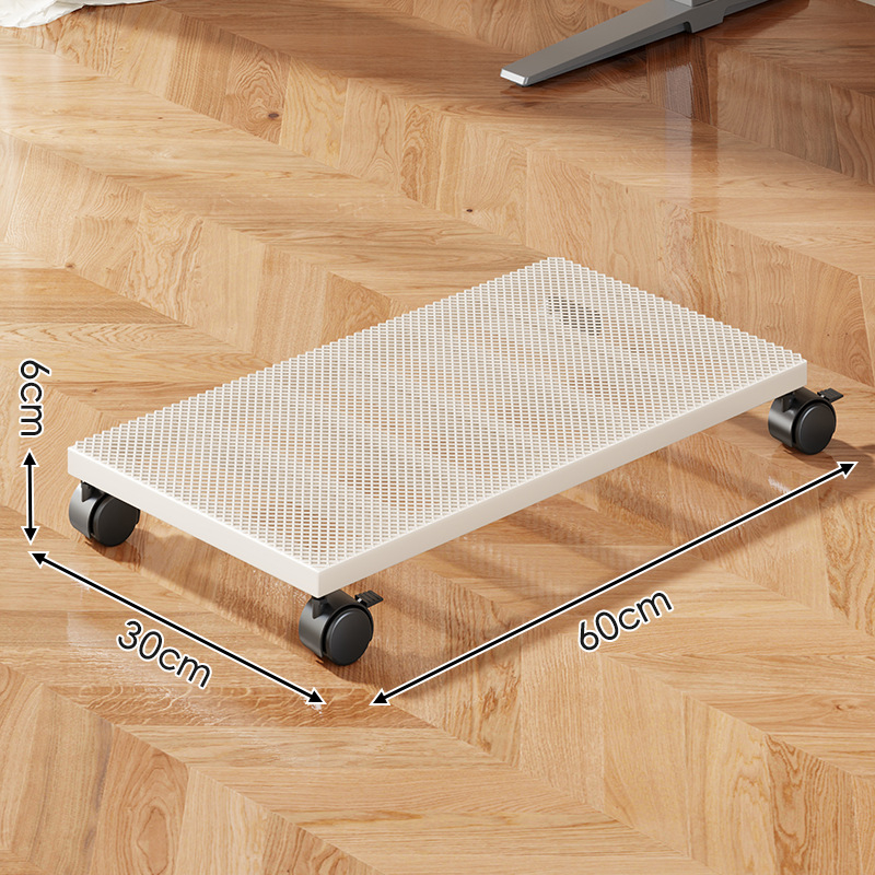 Vasból készült számítógép-ház állvány kerekkel, mozgatható alap, egyszintes, többfunkciós tároló otthonra és irodára