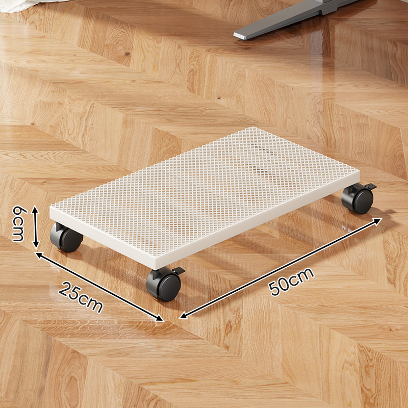 Vasból készült számítógép-ház állvány kerekkel, mozgatható alap, egyszintes, többfunkciós tároló otthonra és irodára