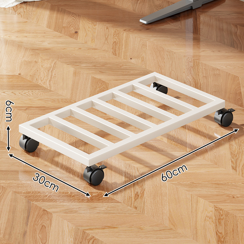 Vasból készült számítógép-ház állvány kerekkel, mozgatható alap, egyszintes, többfunkciós tároló otthonra és irodára