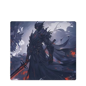 Hráčska podložka pod myš s drsným povrchom, prírodná guma, jednostranná, tepelný transfer tlač