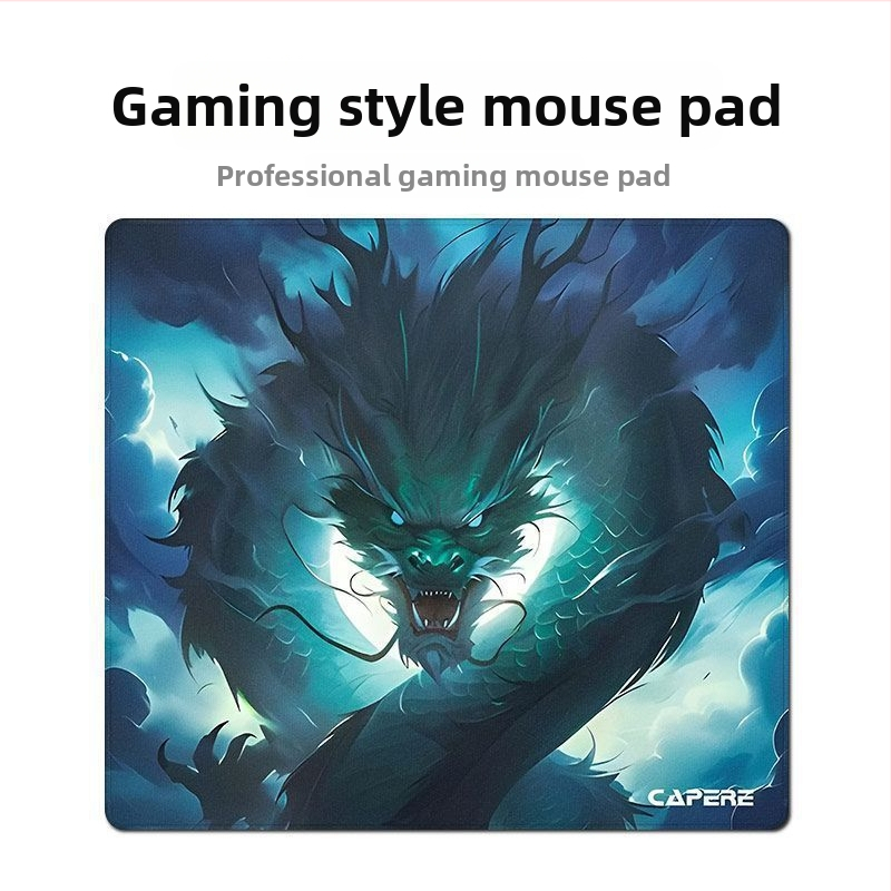 Hráčska podložka pod myš s drsným povrchom, prírodná guma, jednostranná, tepelný transfer tlač