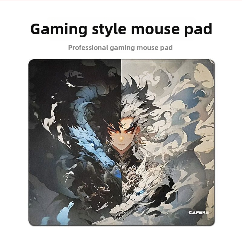 Hráčska podložka pod myš s drsným povrchom, prírodná guma, jednostranná, tepelný transfer tlač