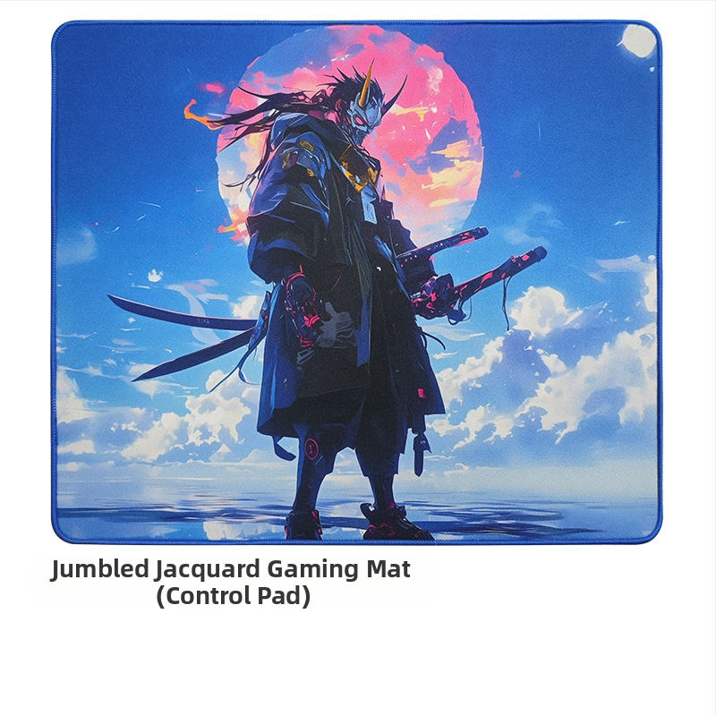 Hráčska podložka pod myš s drsným povrchom, prírodná guma, jednostranná, tepelný transfer tlač