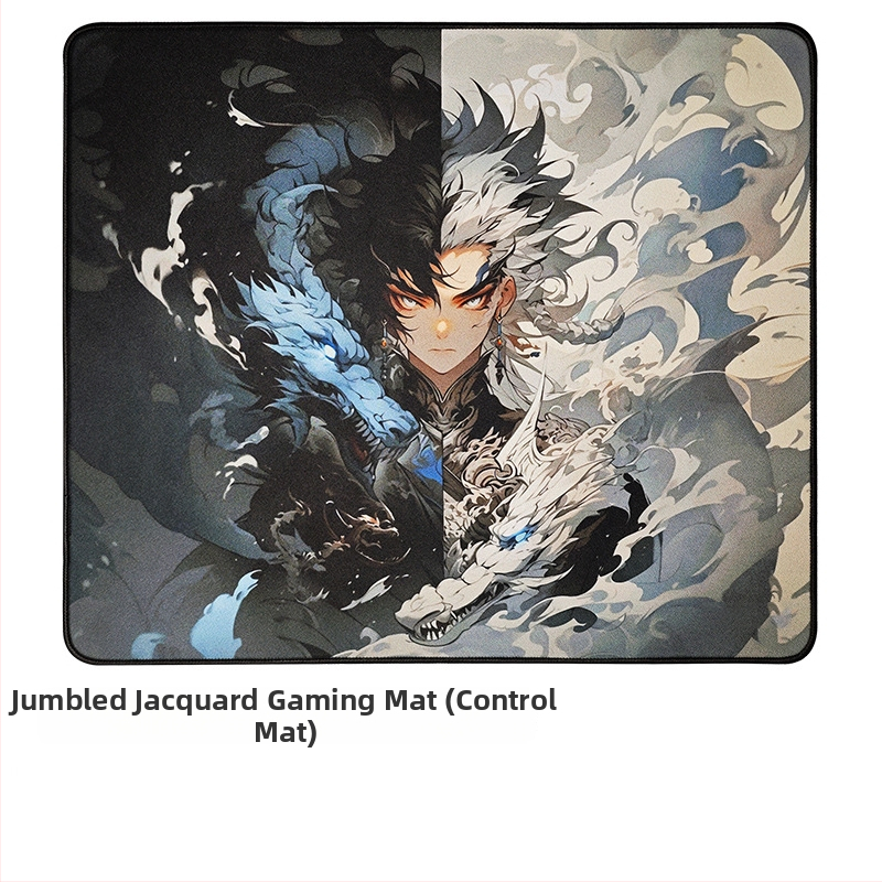 Hráčska podložka pod myš s drsným povrchom, prírodná guma, jednostranná, tepelný transfer tlač