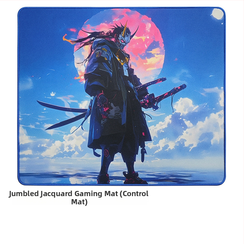 Hráčska podložka pod myš s drsným povrchom, prírodná guma, jednostranná, tepelný transfer tlač