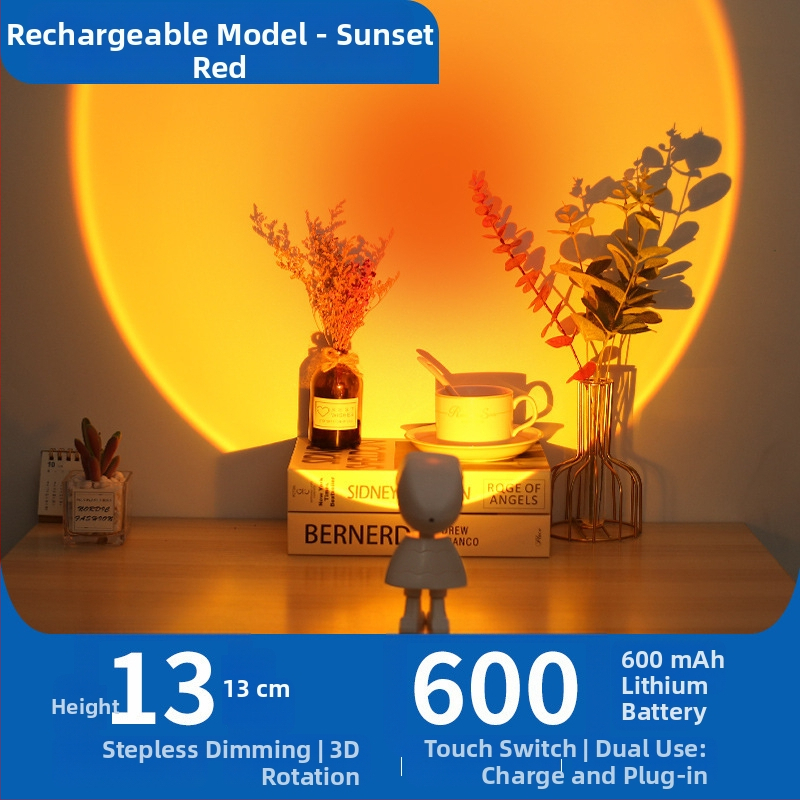 Saulrieta atmosfēras lampiņa fotografēšanai un tiešraidei — USB barošana ar iekšējo akumulatoru; bez viedās kontroles; citas funkcijas