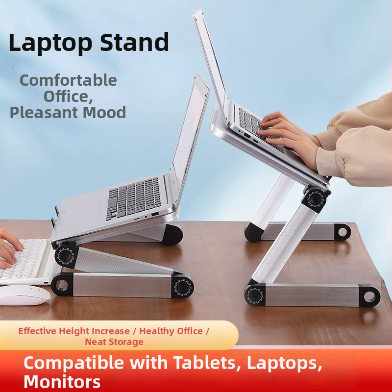 Stojan na monitor k stolnému počítaču – vyvýšená podpora displeja pre notebook, nastaviteľná, plastová, otáčavý typ