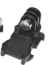 Accesorii pentru camere de acțiune: bază mobilă cu pernă de silicon pentru cureaua de piept GoPro și montură mică pentru cască