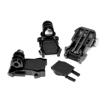 Accesorii pentru camere de acțiune: bază mobilă cu pernă de silicon pentru cureaua de piept GoPro și montură mică pentru cască