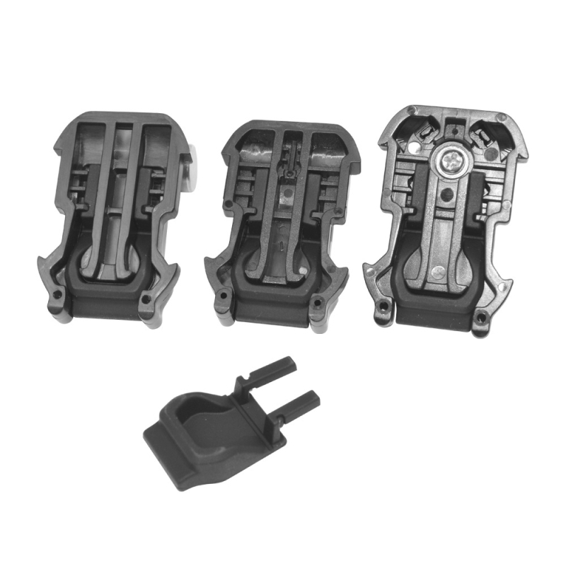 Accesorii pentru camere de acțiune: bază mobilă cu pernă de silicon pentru cureaua de piept GoPro și montură mică pentru cască