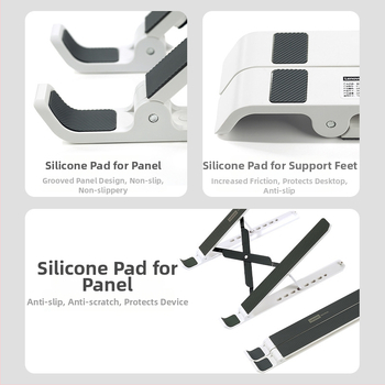 Salokāms plastmasas klēpjdatora dzesēšanas statīvs Baiying bracket