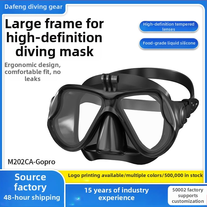 Μάσκα κατάδυσης με βάση για κάμερα, σώμα από σιλικόνη+PC, ZMZDIVE