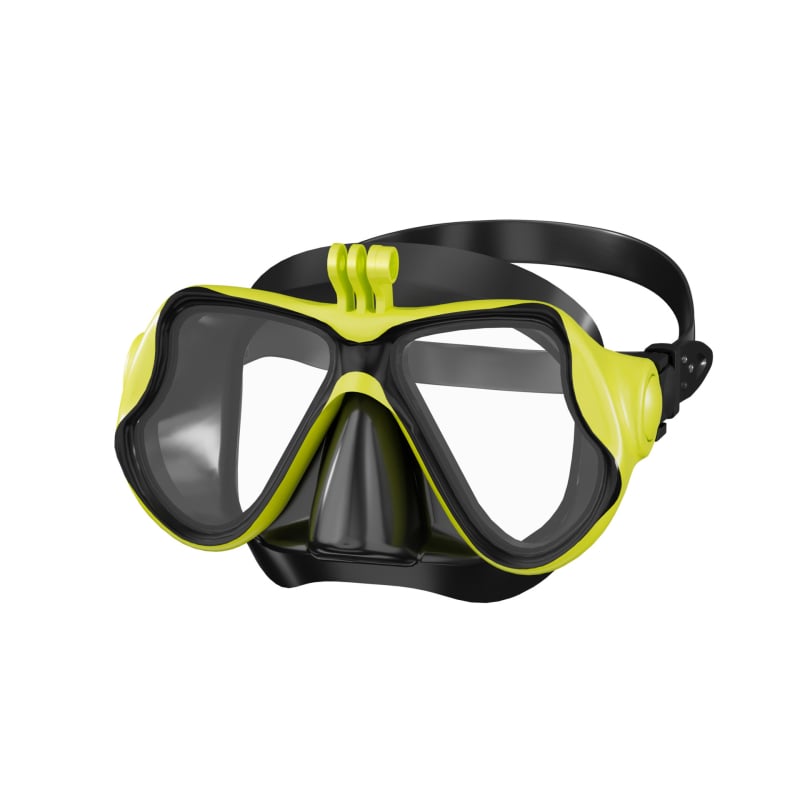 Μάσκα κατάδυσης με βάση για κάμερα, σώμα από σιλικόνη+PC, ZMZDIVE