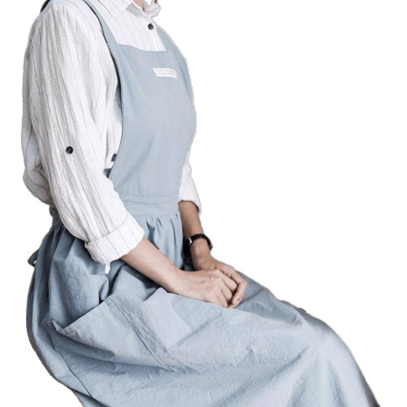 Комплект престилки за груминг на домашни любимци, без ръкави, модерен минималистичен стил, подходящ за професионално работно облекло