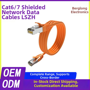 Cat6e/Cat7 tinklo patch kabelis, 10 Gb/s, oksidui neturinčio vario, ilgiai 1 m/2 m/5 m/30 m, namams/biurui/mokyklai