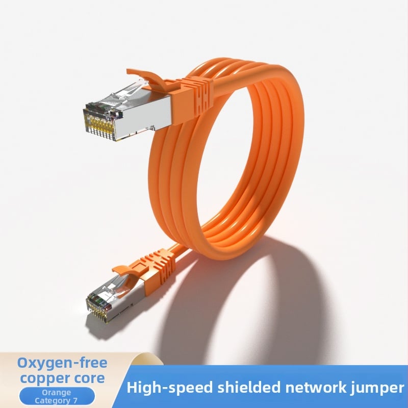 Cat6e/Cat7 tinklo patch kabelis, 10 Gb/s, oksidui neturinčio vario, ilgiai 1 m/2 m/5 m/30 m, namams/biurui/mokyklai