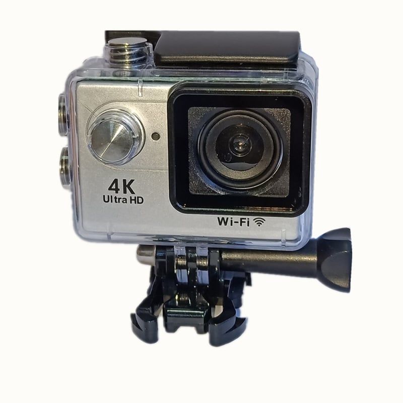 4K Wi-Fi sportkamera, ūdensizturīga, 8 MP sensora, 90 minūšu darbības laiks