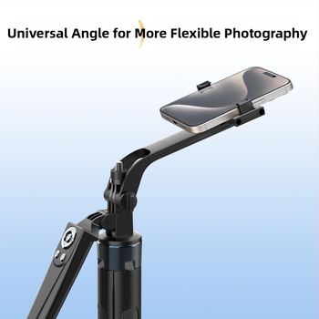 H29 Četru kāju tiešraides statīvs no ABS un alumīnija sakausējuma, universālais tālruņa turētājs, Bluetooth tālvadības pults, attēla stabilizācija, LED apgaisojums