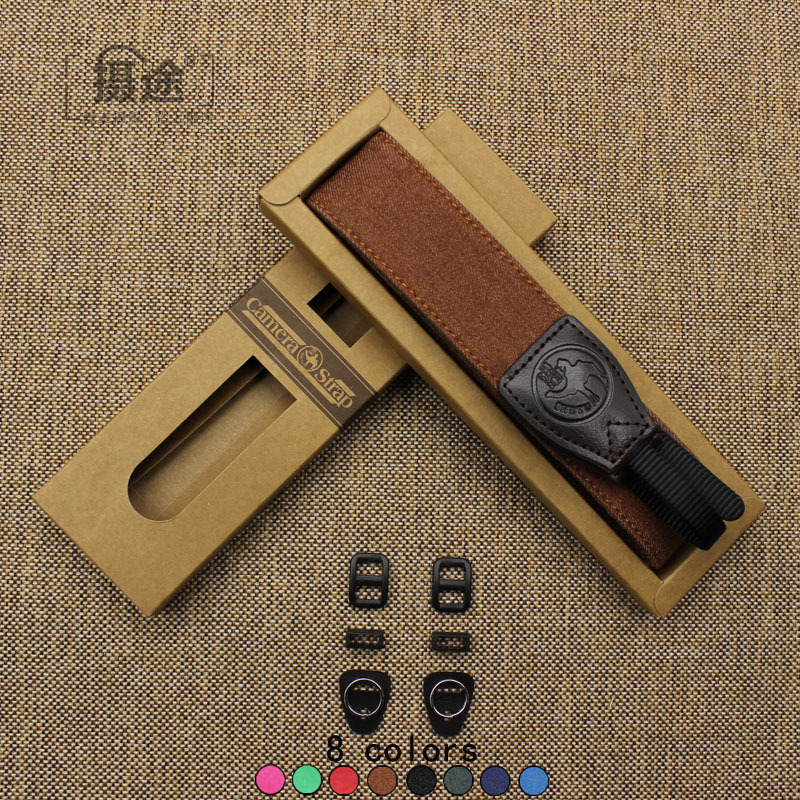 Bretea de umăr pentru cameră – model Solid Denim, material denim, compatibilă cu camere SLR și camere digitale mirrorless