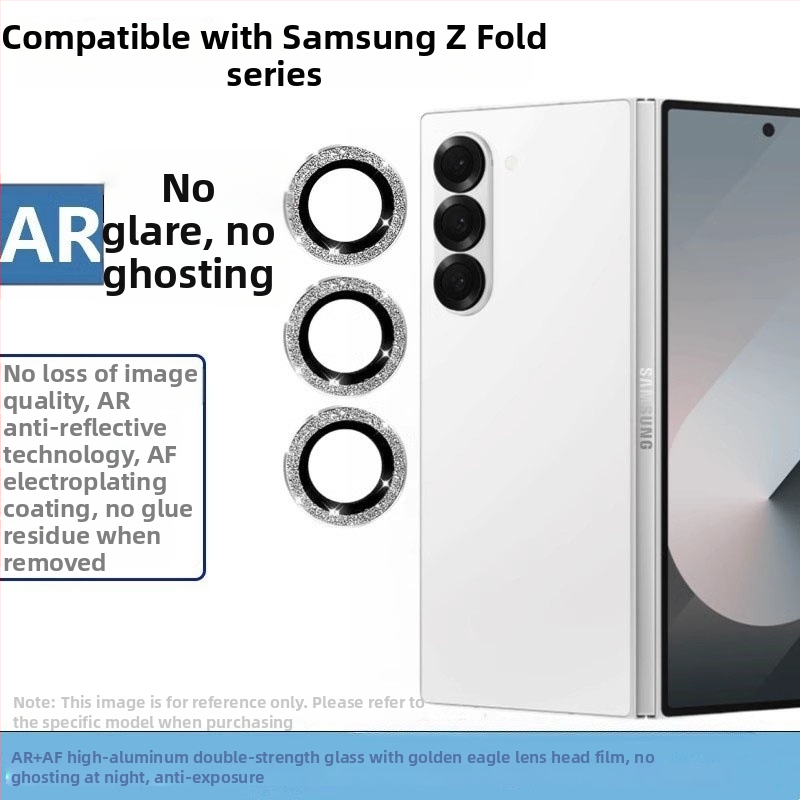 Samsung Galaxy Z Fold7 objektīva filma – HD kalts stikls, kameras vāks