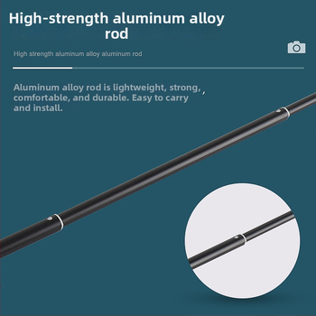 Mobilā tālruņa selfie nūjiņa no alumīnija sakausējuma, telescopisks, Bluetooth, vibrāciju stabilizācija, tiešraides statīvs