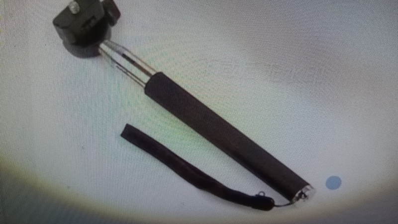 Mobilā tālruņa selfie nūjiņa no alumīnija sakausējuma, telescopisks, Bluetooth, vibrāciju stabilizācija, tiešraides statīvs