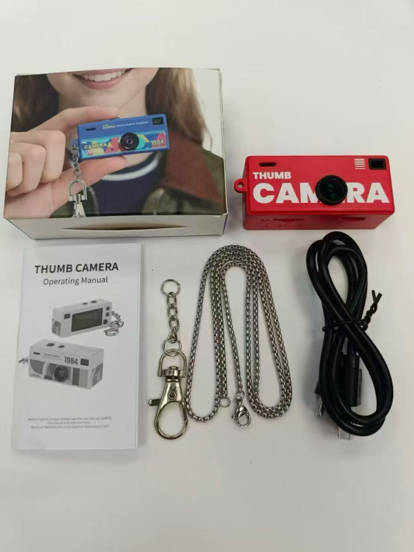 G-6 mini vrecková kamera s 0,96-palcovou LCD obrazovkou, 1–5 MP fotografií, TF karta úložisko, ABS telo, nahrávanie videa a fotografovanie