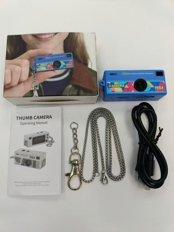 G-6 mini vrecková kamera s 0,96-palcovou LCD obrazovkou, 1–5 MP fotografií, TF karta úložisko, ABS telo, nahrávanie videa a fotografovanie