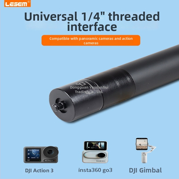 Selfie sticks pagarinājuma nūja DJI Action 5 Pro/4/3, alumīnija konstrukcija, IBIS nav, saderīgs ar Insta360 X5