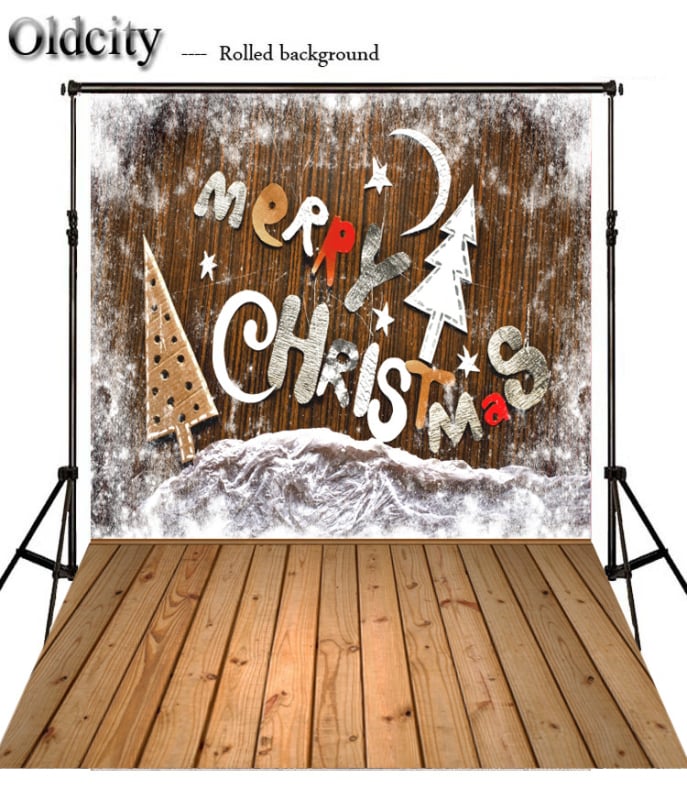 Studijos fotografijai fono audinys — vinilo ir medvilnės mišinys, modelis Christmas 8-21, prekė oldcity, tinkama gaminiams fotografuoti