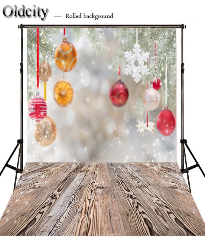 Studijos fotografijai fono audinys — vinilo ir medvilnės mišinys, modelis Christmas 8-21, prekė oldcity, tinkama gaminiams fotografuoti