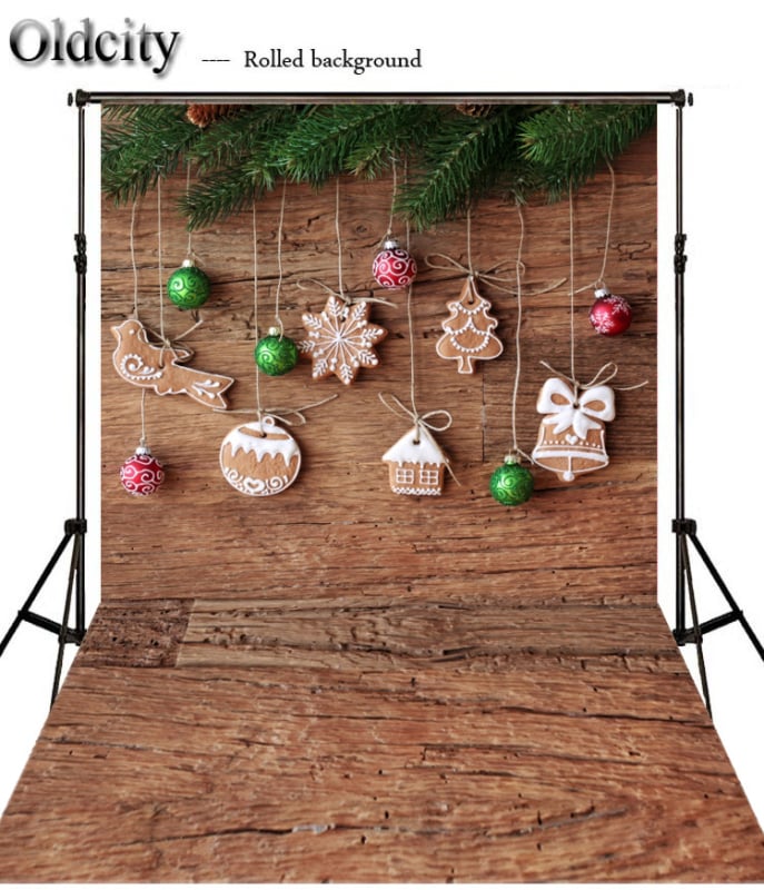 Studijos fotografijai fono audinys — vinilo ir medvilnės mišinys, modelis Christmas 8-21, prekė oldcity, tinkama gaminiams fotografuoti