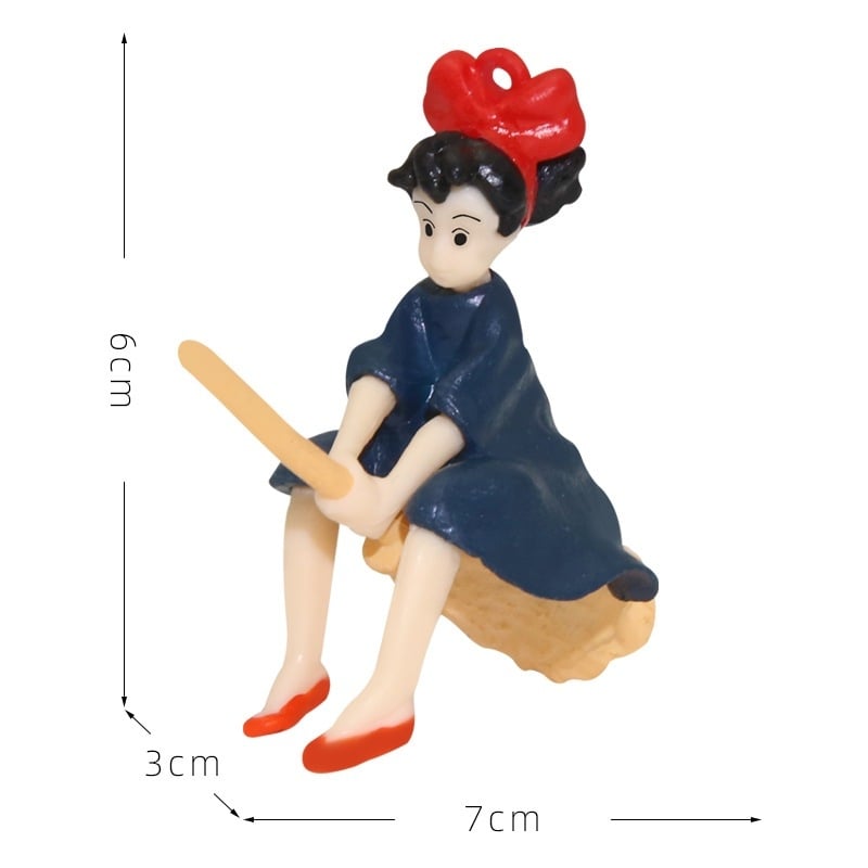 PVC dekor za akvarij - plutajuća crtana figurica male vještice ronilice, 50 g