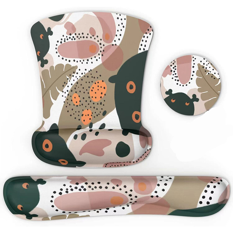 Guilya G07 Kicsi csukló-támasz egérpad készlet – anyag LYCRA és PU, csúszásmentes, műanyag öntés