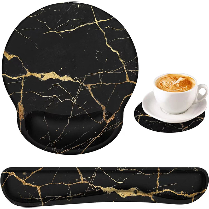 Guilya G07 Kicsi csukló-támasz egérpad készlet – anyag LYCRA és PU, csúszásmentes, műanyag öntés