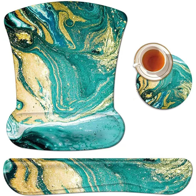 Guilya G07 Kicsi csukló-támasz egérpad készlet – anyag LYCRA és PU, csúszásmentes, műanyag öntés